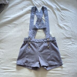 Kate Quinn Women's Lavender Suspender Shorts